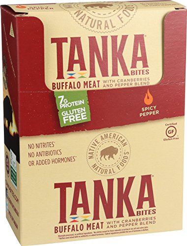 Bison Pemmican Meat Bites with Buffalo & Cranberries by Tanka, Gluten Free, Beef Jerky Alternative, Spicy Pepper, 3 Oz, Pack of 6 (Packaging May Vary) - Thumbnail 3