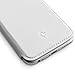 Twelve South SurfacePad for iPhone 6 Plus/6s Plus, white | Ultra-slim luxury leather cover + display stand