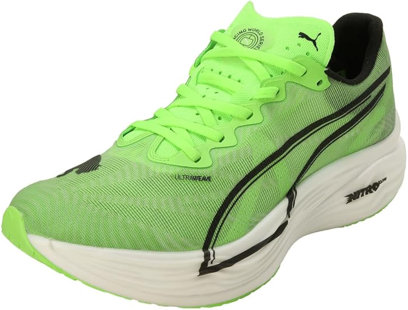 Buy Puma Men Deviate Nitro™ Elite 3 HYROX,Green Glare,Running Shoe