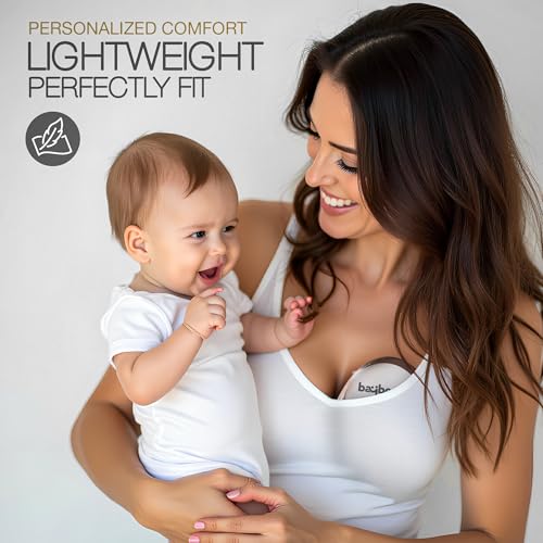 Image of LactoLux Wearable Electric Breast Pump For Mothers | Automatic Hands Free Breast Milk Pump Machine with 3 Modes & 12 Level Suctions | Portable Breast Pump Electrical with Smart LED Display with USB Charging & Massage Mode | Leak-Proof Design & Breast Shield of 24mm, 21mm, 18mm Flange Sizes | Quiet & Compact, Cordless 450MmHg /50HZ, 150ml BPA-Free Milk Cup
