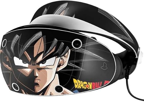 Skinit Decal Gaming Skin Compatible with PlayStation VR2 - Officially Licensed Dragon Ball Z Goku Portrait Design