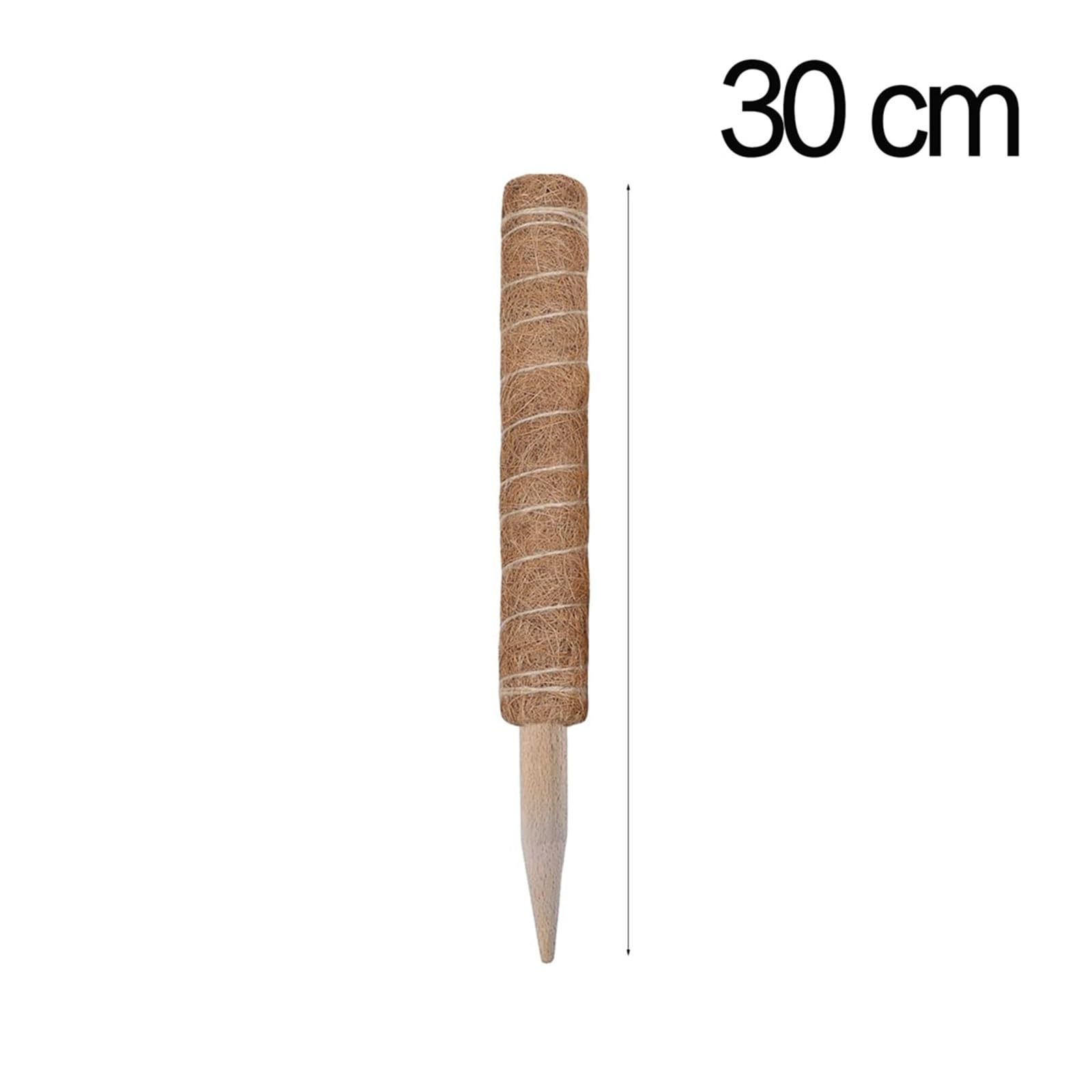 1 Stück 30/40/50 cm Stange for Indoor-Kletterpflanzen, Kletterpflanzen, um nach Oben zu wachsen, Pflanzenunterstützung mit Garten(30CM)