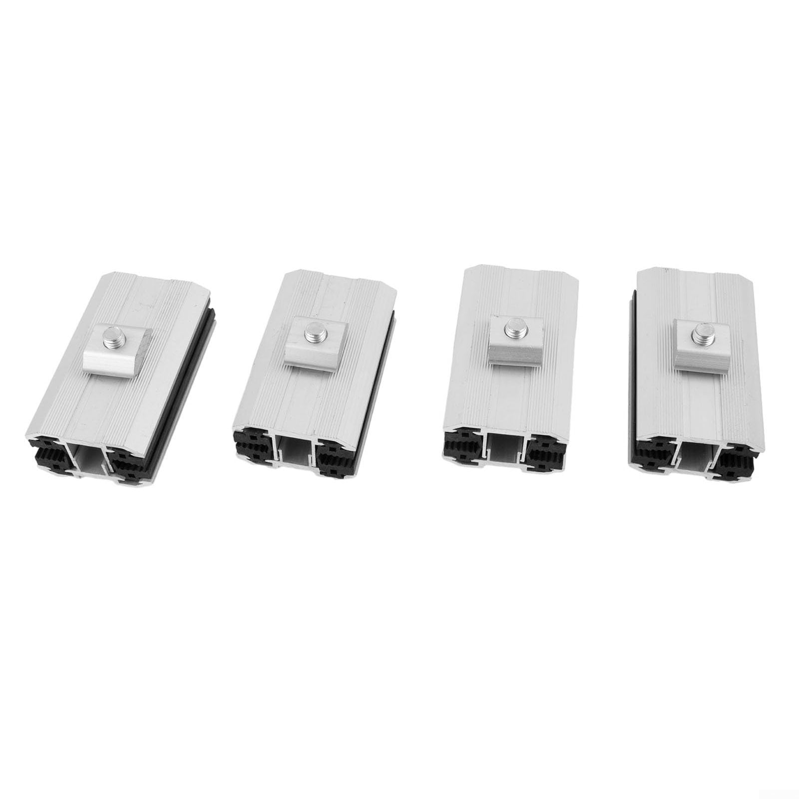 Pince centrale en aluminium pour panneau solaire en alliage durable avec vis de fixation
