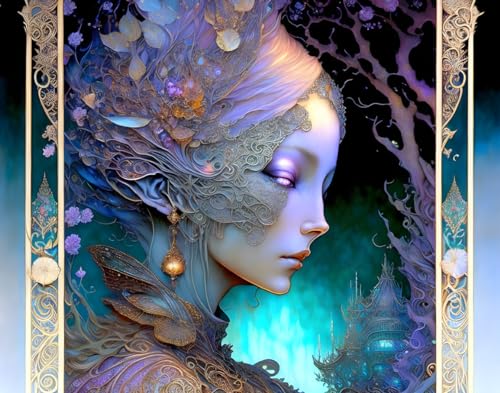 Affiches sur toile SERENDIPITP habiller un mur blanc decoration geante 58x90cm fantasy