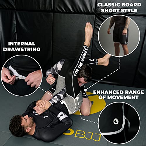 Gold BJJ Pacific Short - No-Gi Jiu Jitsu Fight Shorts3