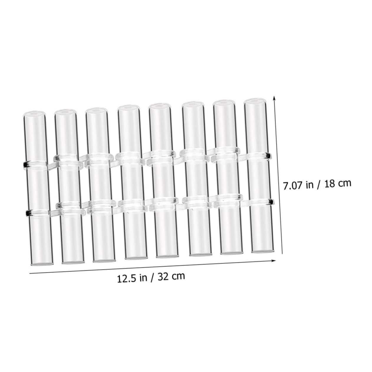 Vase de Propagation Verre Transparent avec Support de Tubes à Essai pour Plantes Hydroponiques Décoration Élégante pour Bureau et Maison