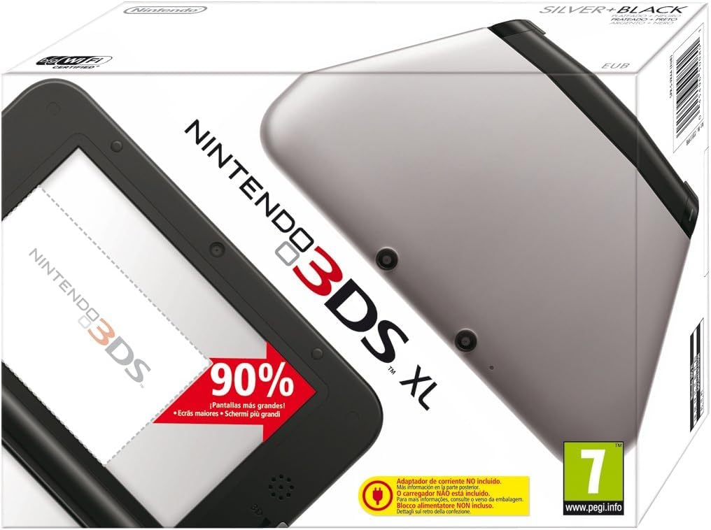 Console Nintendo 3DS XL - argenté & noir