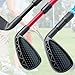 Menolana Golf Wedge Golf Chipper Retractable Lightweight Comfortable Outdoor Equipment Beginners Non Slip Chipping Practice with Scale, Black