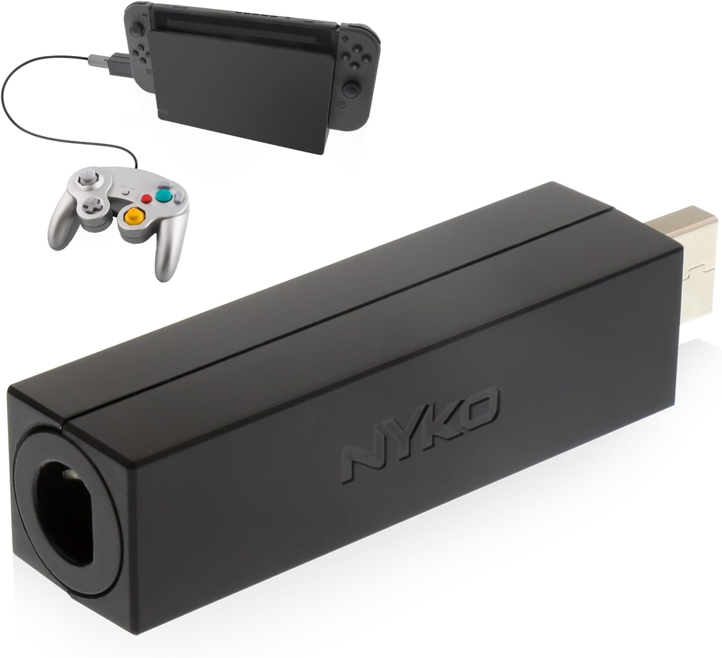 Nyko Controller Adapter - Single USB Wired Adapter for Nintendo Switch, Compatible with Super Smash Bros.