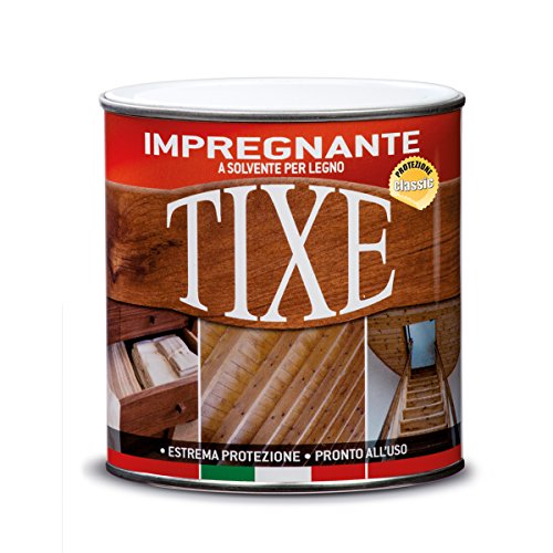 TIXE Impregnante Protettivo per Legno – Vernice per Trattamenti e Finiture Resistenti, Noce Scuro 750 ml