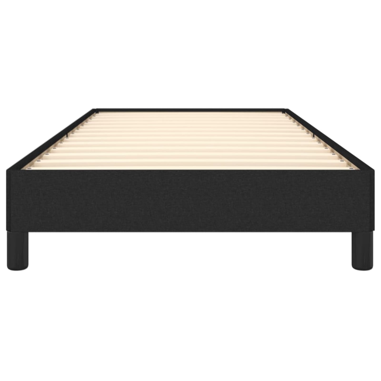 ATOMSTACK MAKER Letto con rete integrata, 90 x 200 cm, struttura in legno e compensato nero, rivestito in tessuto traspirante 100% poliestere, ideale per camere da letto piccole e giovani
