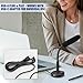 Futurtecer RGB USB Condenser Microphone, Plug & Play Desktop PC Mic with Mute Button, Flexible Gooseneck for PC, Mac, PS5, Gaming, Streaming, Zoom, Discord (1.5m Cable)