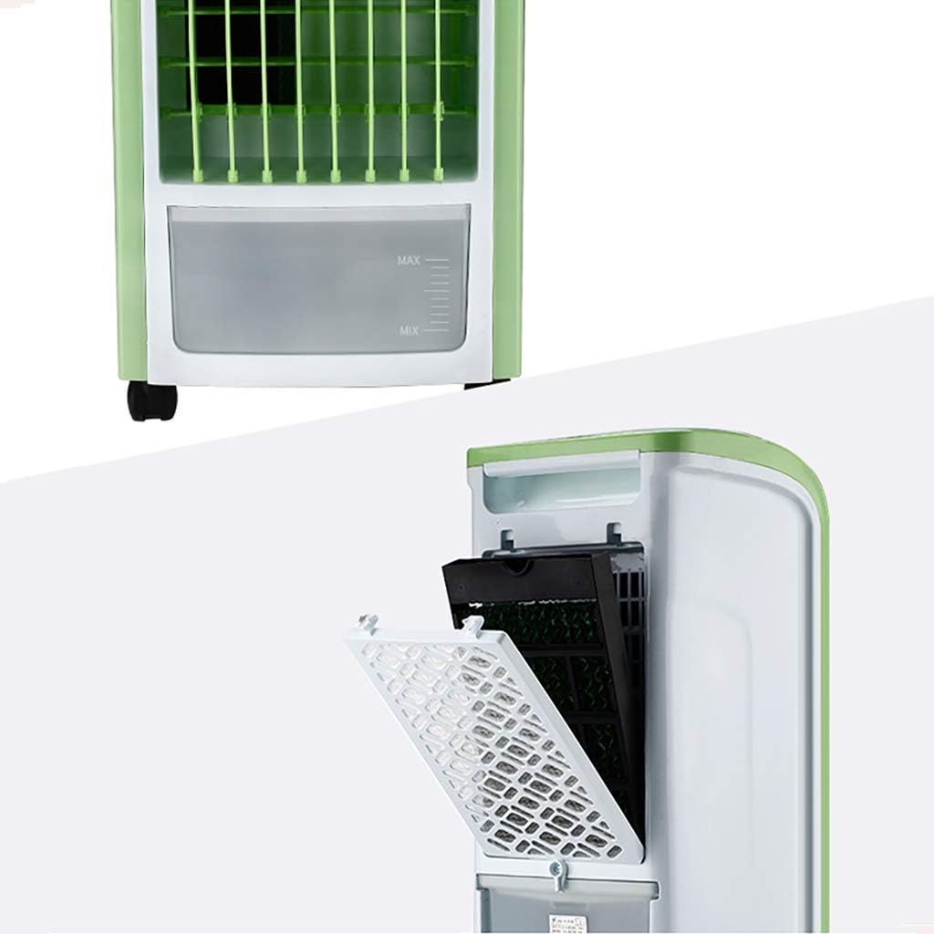 蒸発式エアコン、リモコン付きポータブルエアクーラー、キャスター