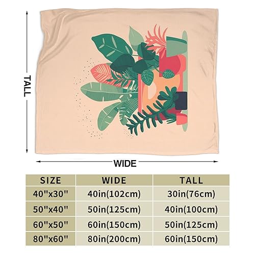 Couverture plante interieur micro polaire pliable et durable