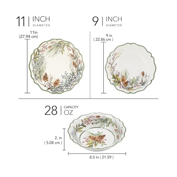   Certified-International-Winter-Forest-12-Pc-Dinnerware-Set-Service-for-4