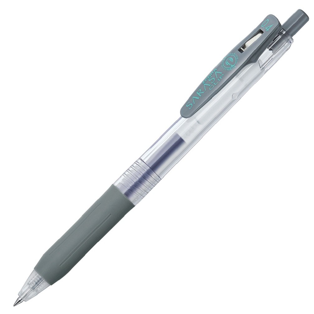 Saraです。 Amazon.com: ZEBRA B-JJS15-GR Gel Ballpoint Pen Sarasa Clip 0.4