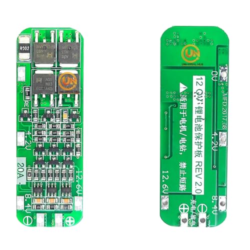 Image of 3s 20Amp Cell BMS 18650 Lithium Battery Protection Board MODULE Pack of 1