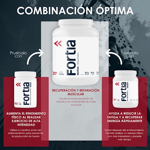 FORTIA-Proteinas-Whey-Incluye-un-Shaker-Facil-Digestion-Proteinas-para-ganar-Masa-Muscular-Whey-Protein-Recuperacion-y-Desarrollo-Muscular-Proteina-Fresa