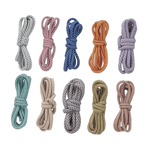VALICLUD 10 Pares Cordones Reflectantes Zapatilla Para Mujeres Zapatos De Mujer Zapatos Para Mujer Cordones De Zapatos Cordones Deportivos Cordones De Colores