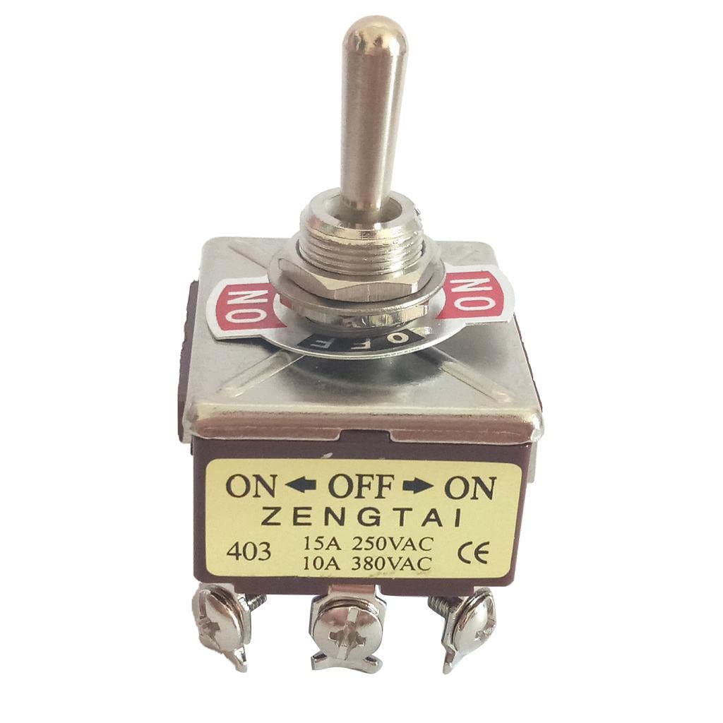 Toggle Switch, 4Pdt On/Off/On 3 Position 12 Pins Latching, Ac 250V, 15A/380V,10A-image-13