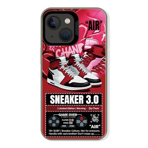 Coque de téléphone de marque de chaussures de sport iPhone 15 Plus 6,7" étiquette esthétique