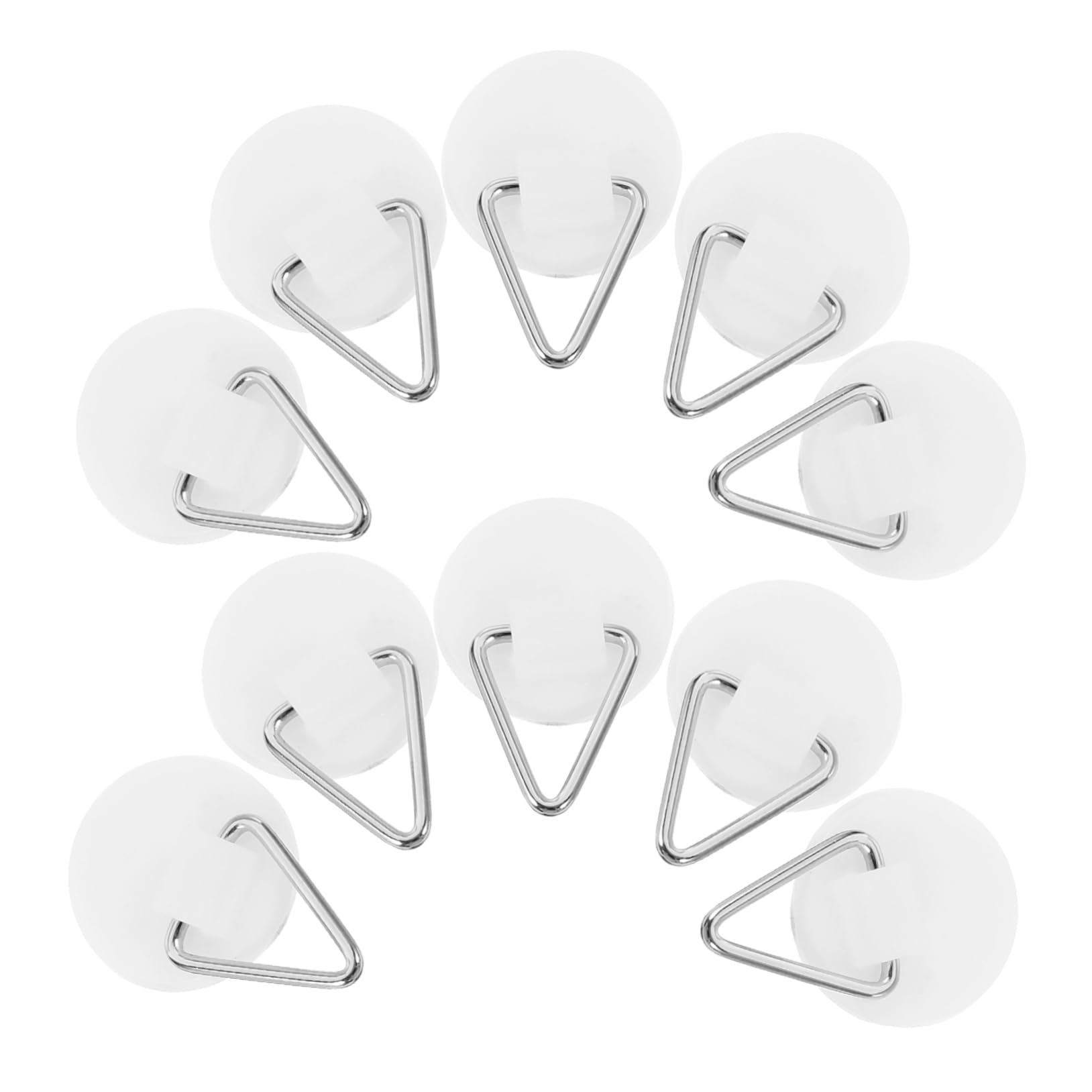 100piezas Ganchos De Pared Adhesivos Para Colgar Cuadros y Decoraciones De Soporte Resistente Sin Para Fotografías y Placas El