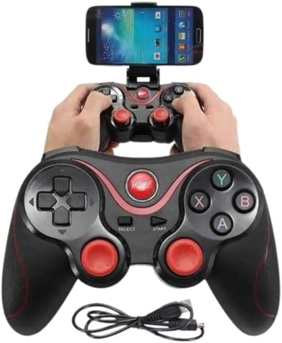 Joystik Gamepad Bluetooth Telefon Tutucu Oyun Kolu Telefon Android Uyumlu - Görsel 3
