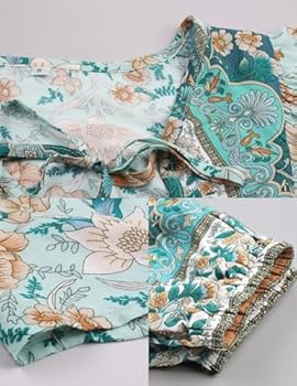 Damesblouse elegant casual boho V-hals bloemenpatroon Damesblouse elegant casual boho V-hals bloemenpatroon