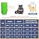 Fililogor Katzenpflegetasche Schwarz Katzenrückhaltebeutel, Anti-Scratching Katzentasche mit Fuß Löcher zum Krallen Schneiden, Ohr Reinigung, Nageltrimmen (Grün, S)
