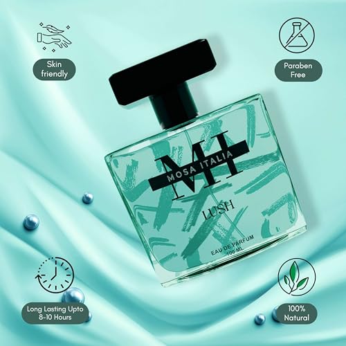 Image of Lush Perfume for Men & Women 100ml | Long Lasting Eau De Parfum | Luxury Fragrance with Grapefruit, Passion Fruit, Jasmine & Musk