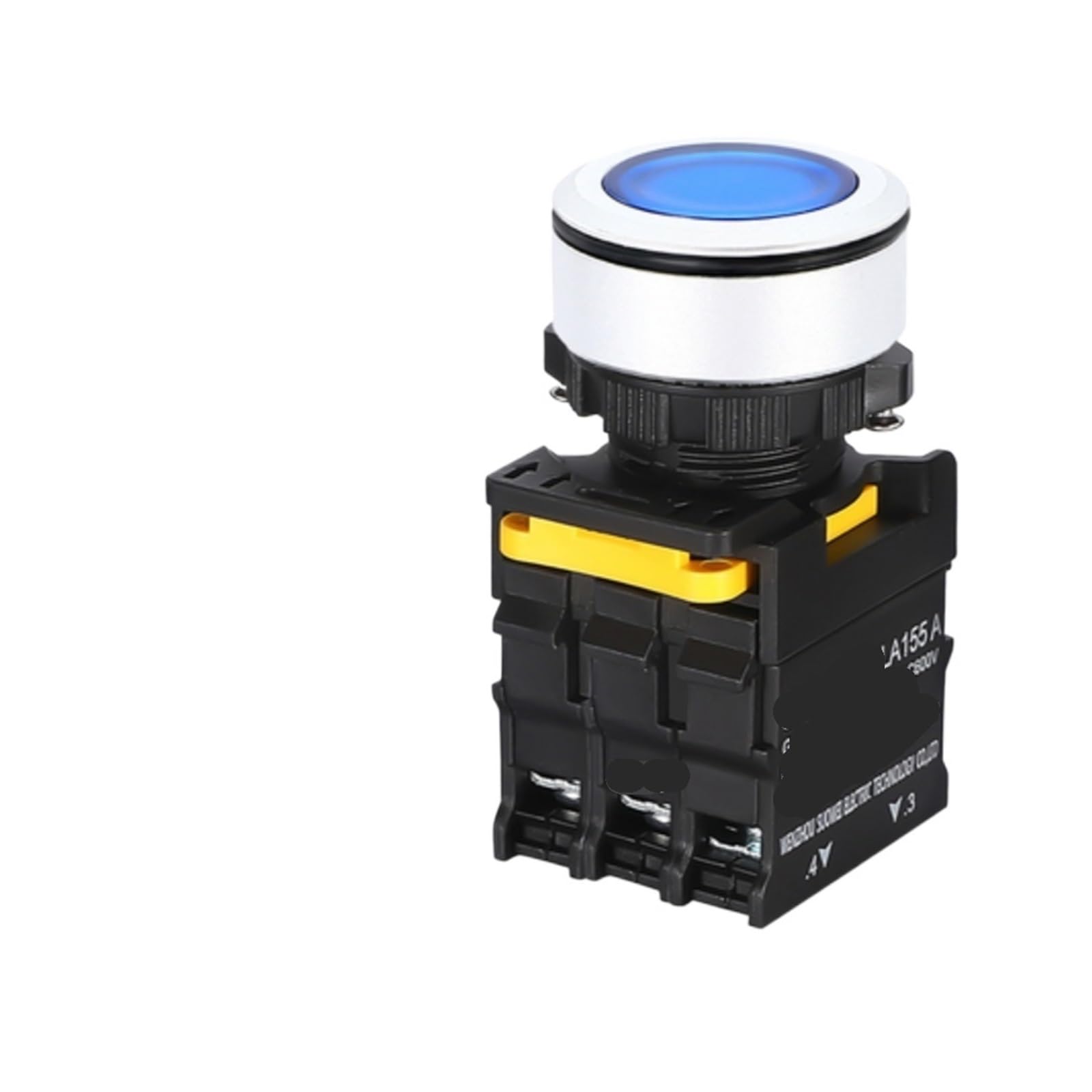 Interrupteur bouton-poussoir LED étanche réinitialisation instantanée commande 110V 220V 10A