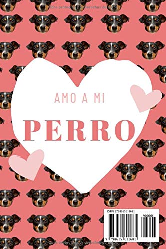 Miniatura 2 de Amo A Mi Perro Este diario de salud y alojamiento de perros es perfecto para todos los amantes de los perros Vigile la salud de su mascota favorita