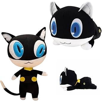 Amazon.co.jp: LACOS ペルソナ5 モルガナ 黒猫 ぬいぐるみ 人形