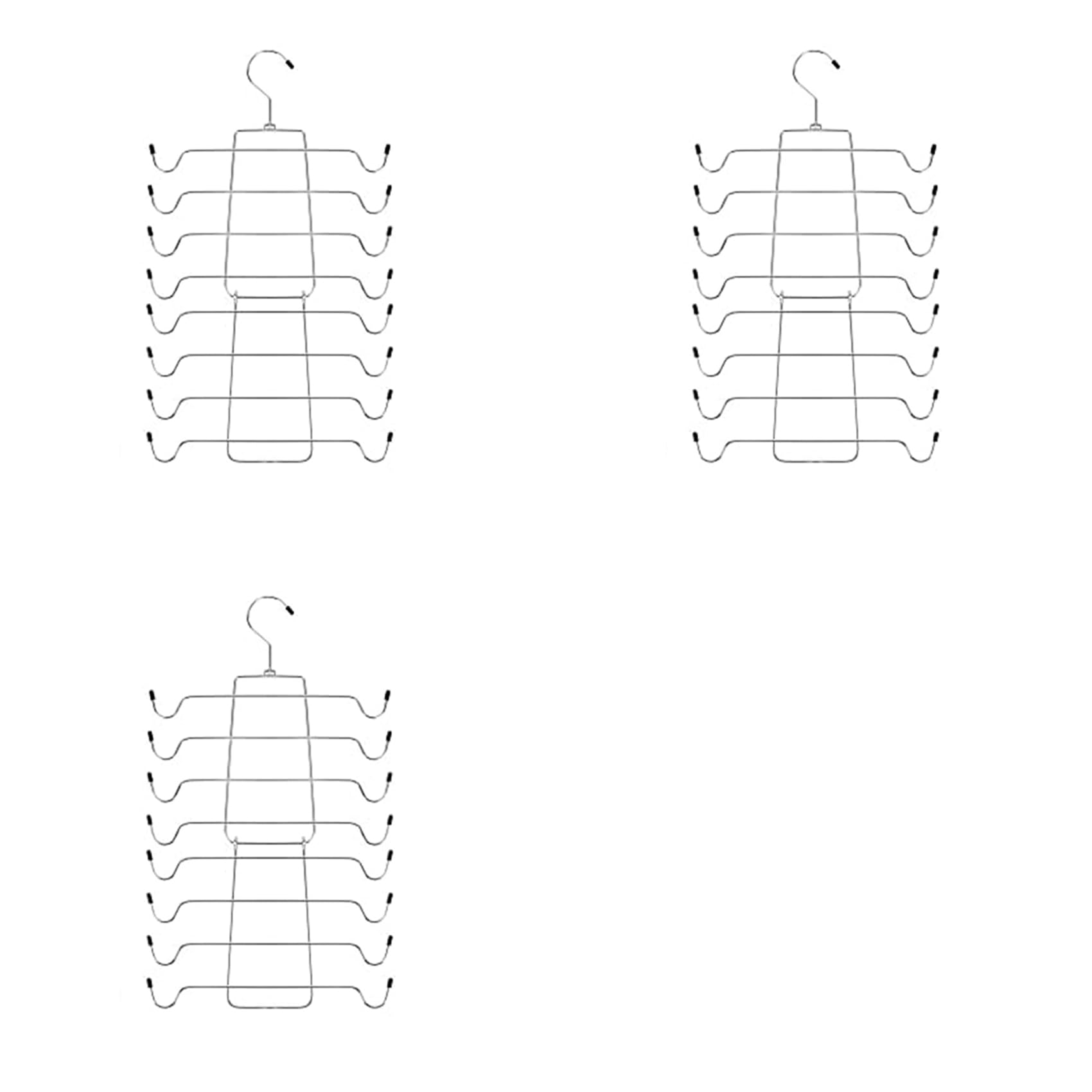 Hndhbfgrt 3X Tank Top Hanger,Space Saving Hangers,Non-Slip Hanging Sport Holder,Closet Organizers and Storage