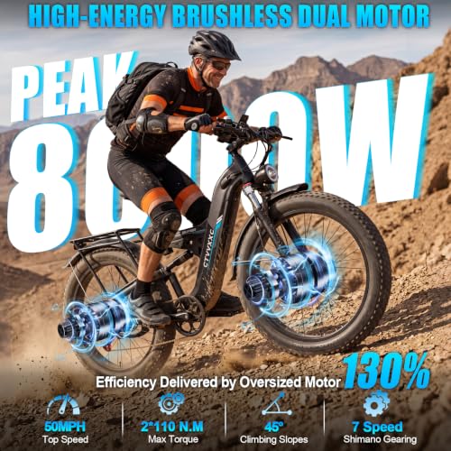 8000W Peak Dual Motor E-Dirtbike