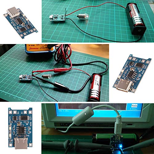 Image of 6PCS TP4056 Type-C USB Charging Module 5V 1A 18650 Lithium Battery Charging Board Power Charger Board with Protection