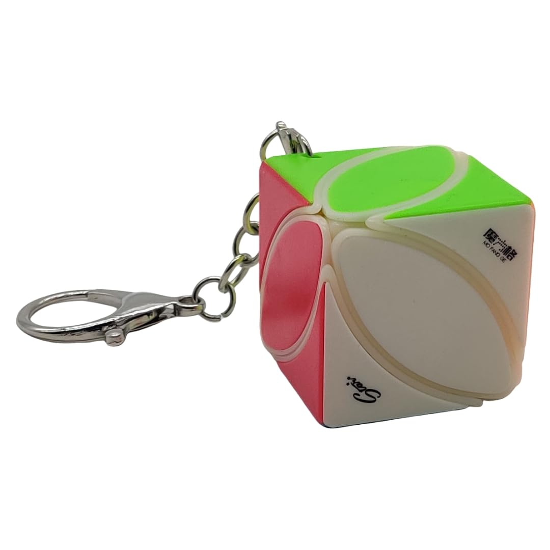 Hawkister QiYi Mini IVY Leaf Keychain Cube Stickerless 3.5CM Keyring Magic Cube Puzzle (B0CGF231WW) Amazon Price History, Amazon Price Tracker