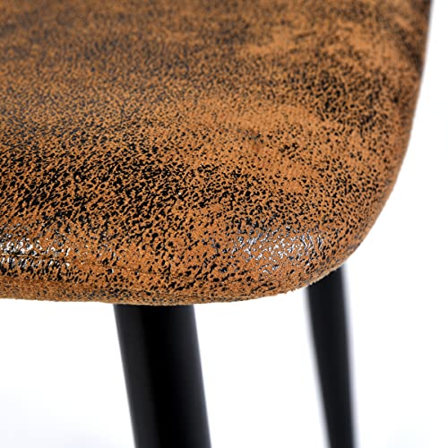 Lot 4 chaises scandinaves suédine pieds métal FurnitureR