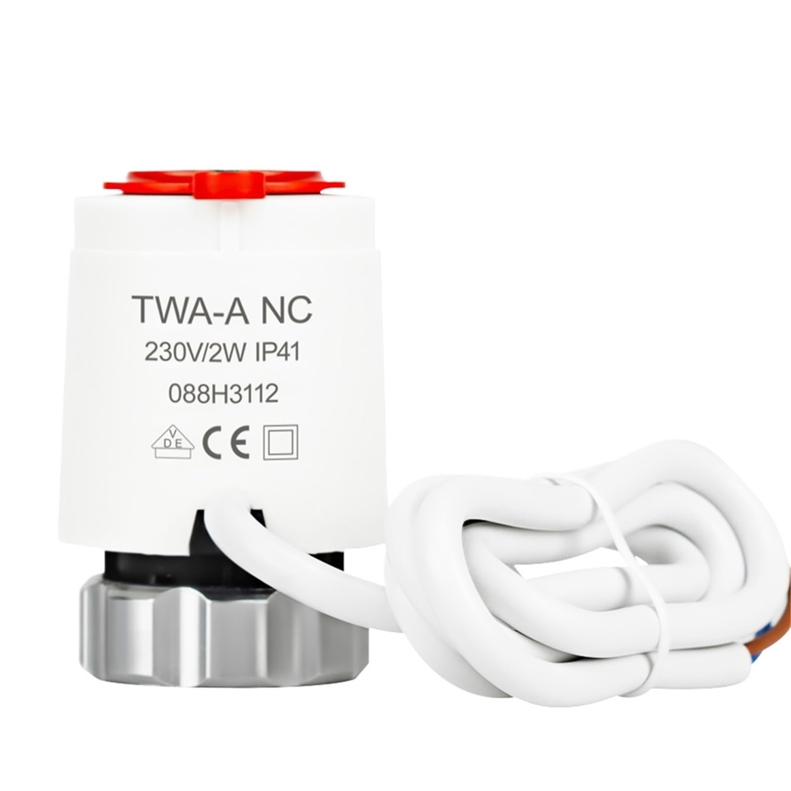 Actionneur thermique électrique pour vanne thermostatique de radiateur TRV, normalement fermé, NC, M30 x 1,5 mm, AC 230 V, 1/5/10 pièces(10 pièces)