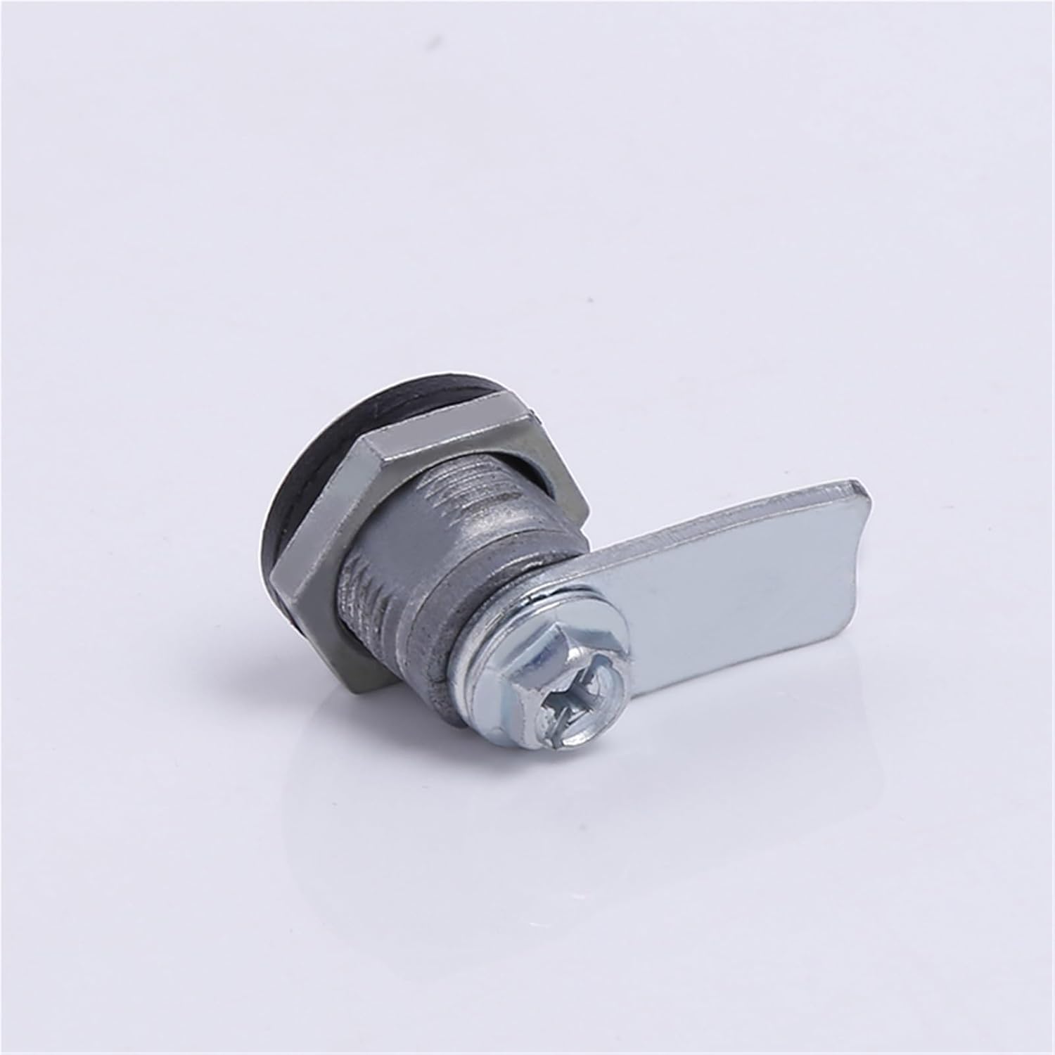 Small Quarter Turn Wing Knob Cam Lock Latch Black Powder Coated Steel and Zinc Alloy 1Pcs(MS845-3)