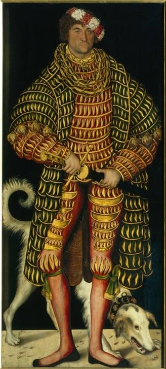 Toile Lucas Cranach Lady Under the Fir Tree impression art