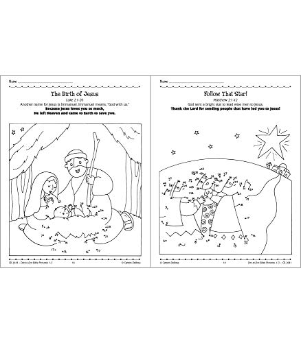 Dot-To-Dot Bible Pictures, Grades 1 - 3 (Fun Faith-Builders) #TOP3