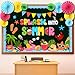 Eersida Summer Bulletin Board Decorations with Paper Fans 3D Classroom Bulletin Board Hawaiian Ocean Ice Pop Cutouts School VBS Library Church Window Wall Decor(Summer)