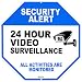 Video Surveillance Sign - Adt Security Sign - Camera Alert - Home Security Sign - All Activities are Monitored Sign - Rust Free 12" x 12" Aluminum Sign, by Gentoly