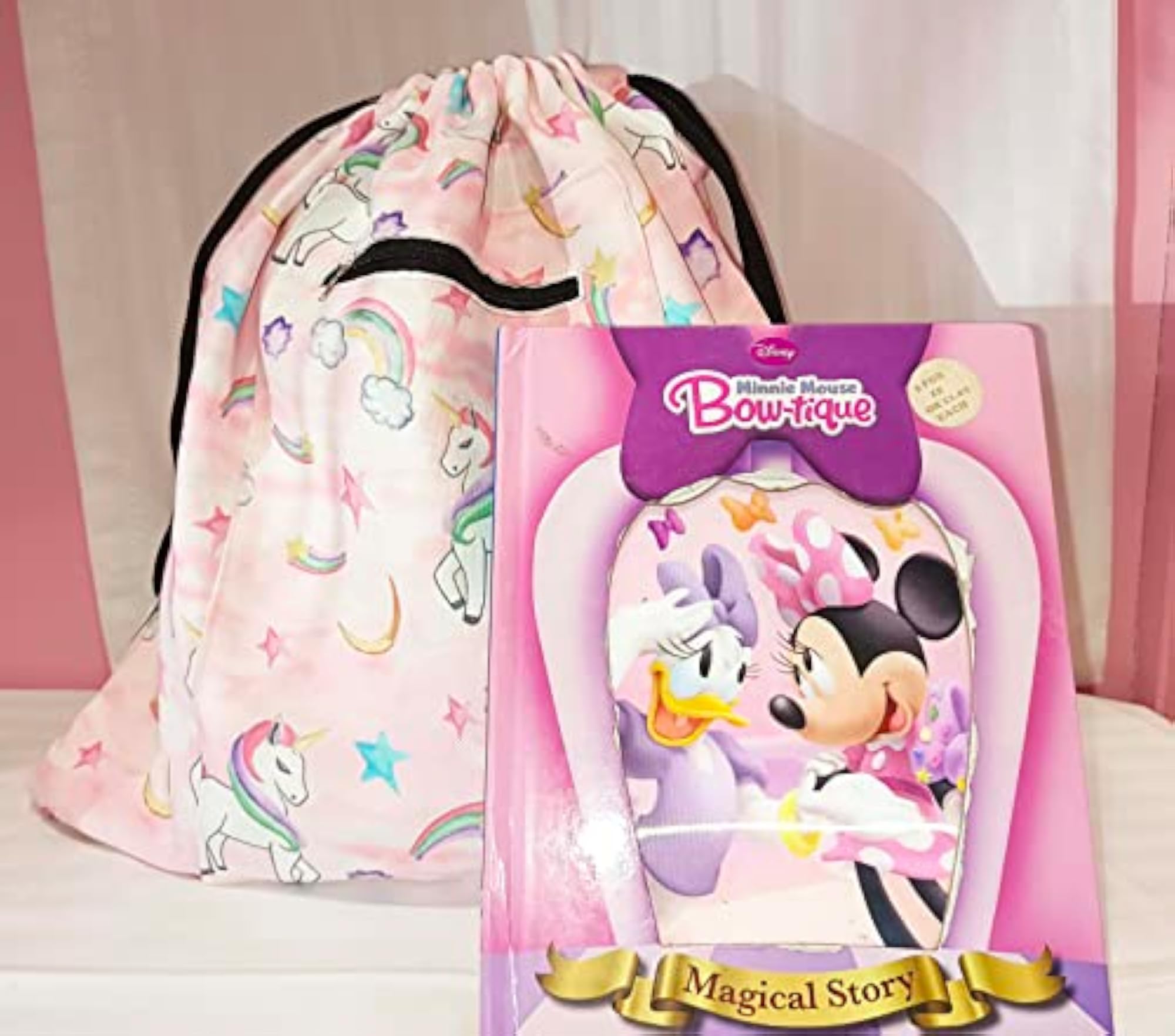 Kids Unicorn Drawstring Sack Bag, Perfect for Outings
