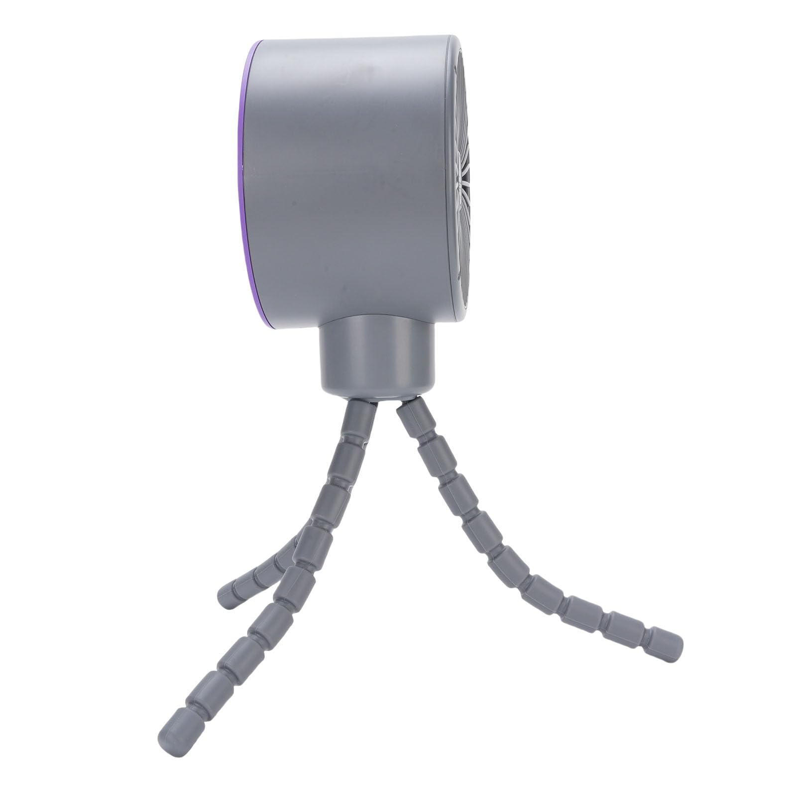 EMUKOEP Ventilador para Cochecito de bebé, Oscilación de 360 ​​grados, Ventilador con Clip para Trípode con Control de Velocidad de Pantalla Digital, Funciona con Batería de 4000mAh para (Gris)