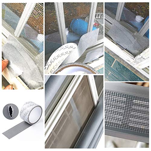 Honbay 1 Roll Fiberglass Screen Repair Tape Self Adhesive Window Door Mesh Repair Patch (Width: 2 Inch) #TOP4