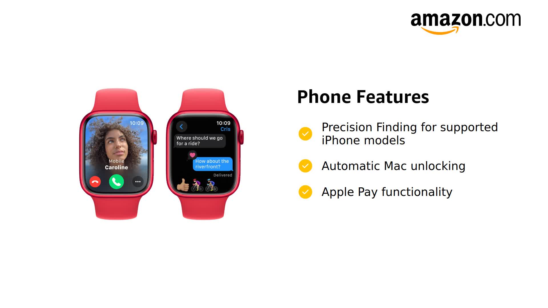 Amazon.com: Apple Watch Series 9 [GPS, 45mm] - (PRODUCT)RED 