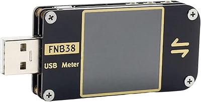 USB Power Meter DC 4-24V 5A 1.44 inch IPS Color LCD Display Voltage Meter and Current Tester Multimeter USB Tester QC 2.0/3.0