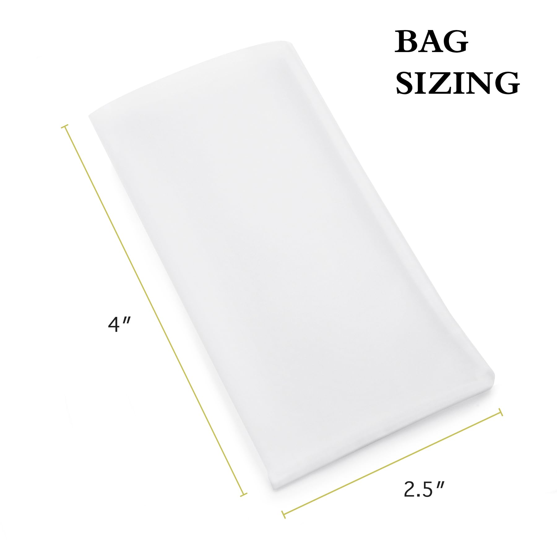 Gutenberg's Tough Tea Filter Bags 25-50 Packs 2.5x4 inch | Nylon Filter Bags | All Micron Sizes (25-Pack, 90u (Micron))